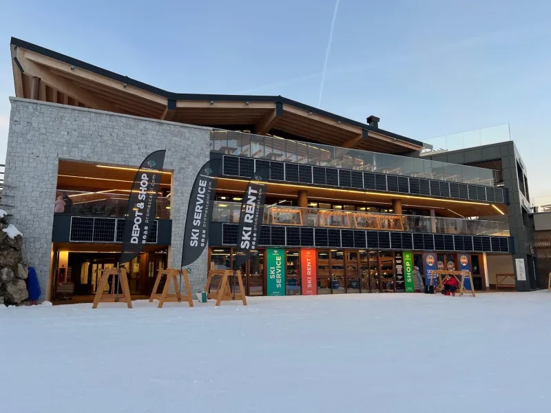 Punto noleggio dalla pista